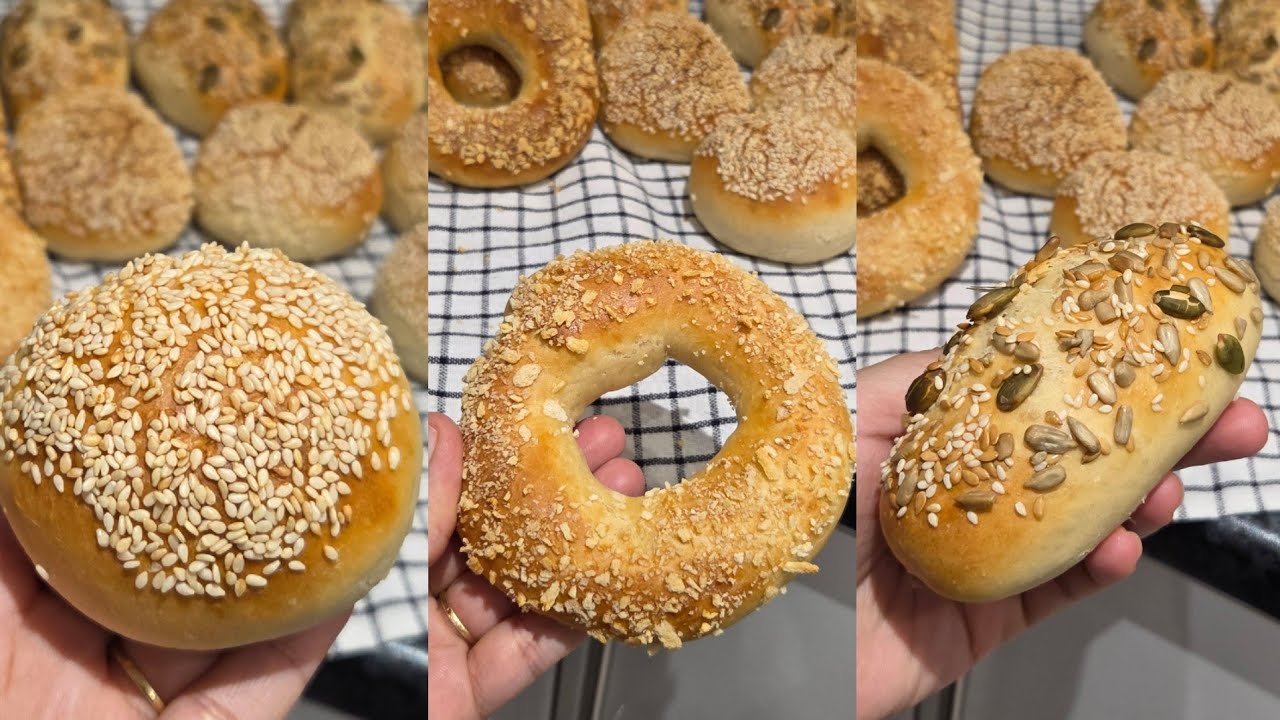 خبز السندويتش مقطن و بنييين : 3 الأشكال من عجينة وحدة 😍