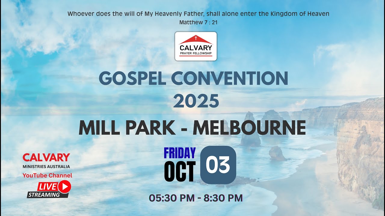 Mill Park Convention | 03 October 2025 | 05:30pm