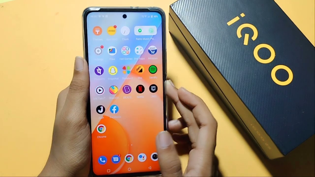 How to set face lock in iQOO Z5 | face lock kaise lagaye | face lock setting