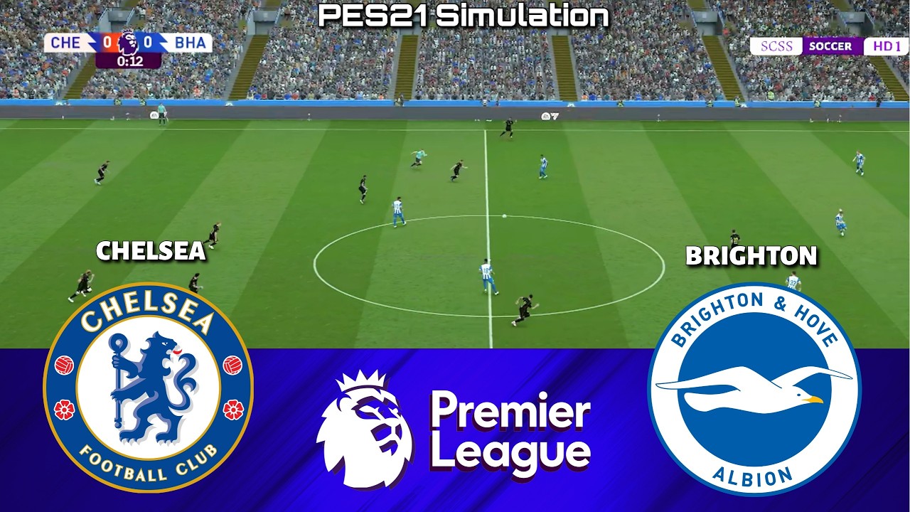 Челси vs Брайтон | Премьер-лига 2026/2027 | Симуляция PES 21