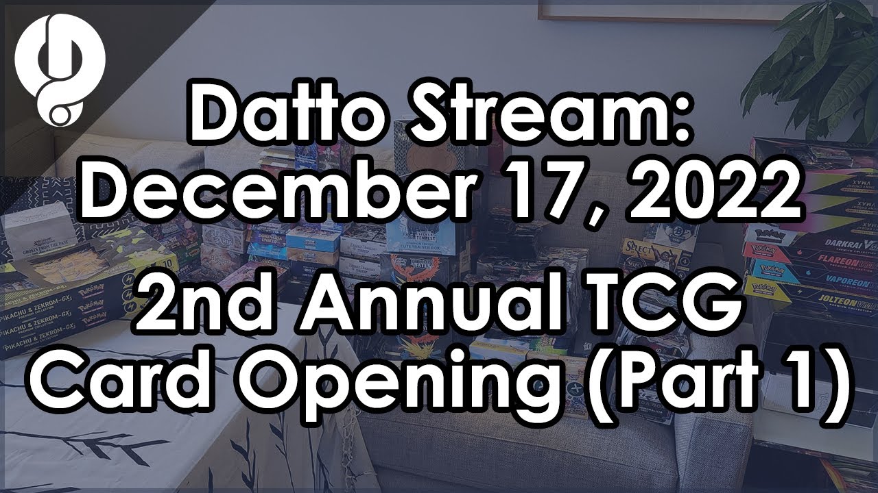 Datto Stream: The 2nd Annual Card Opening Stream (Part 1) - December 17, 2022