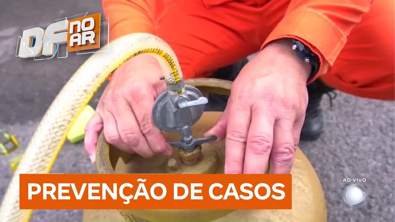 Bombeiros orientam como evitar explosões com botijões de gás após acidente no DF | DF no Ar