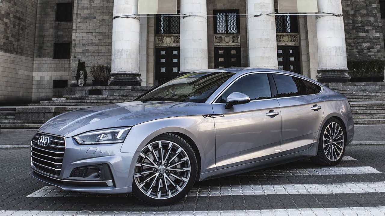 The beautiful lines of the new 2017/18 Audi A5 Sportback 2.0TFSI quattro S-line