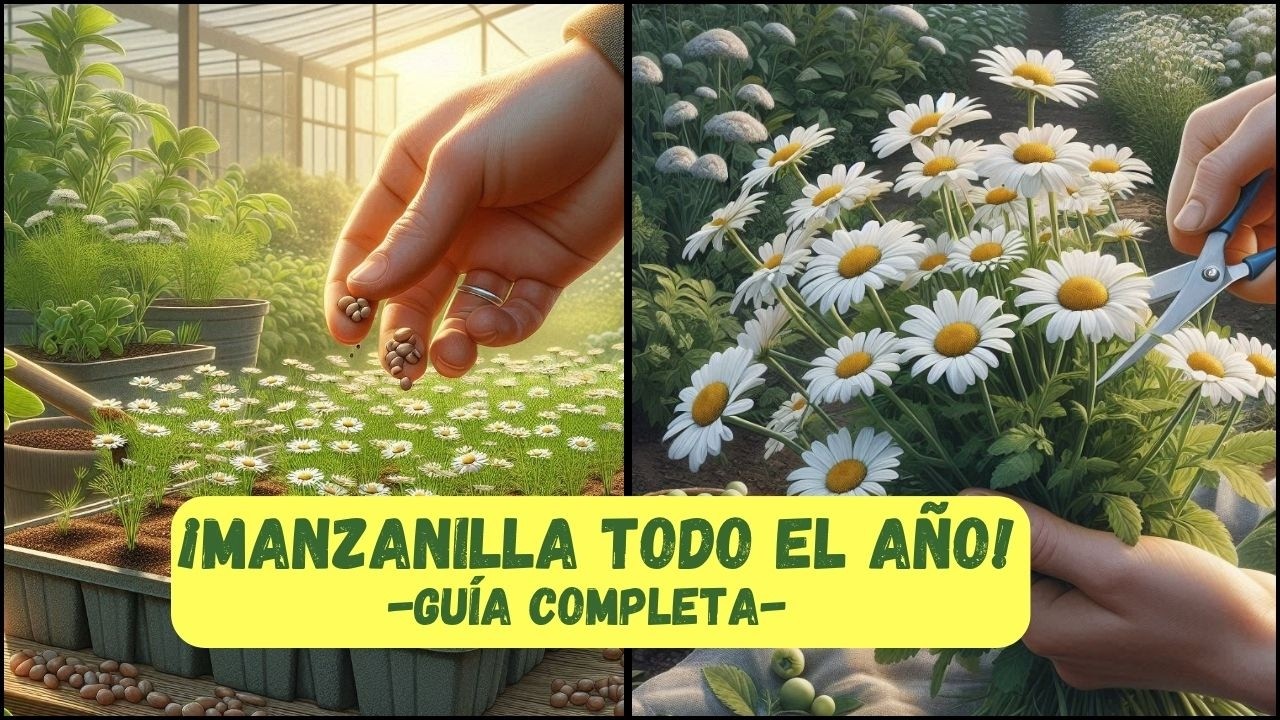 Cómo Cultivar Manzanilla: siembra, cuidados y cosecha paso a paso!