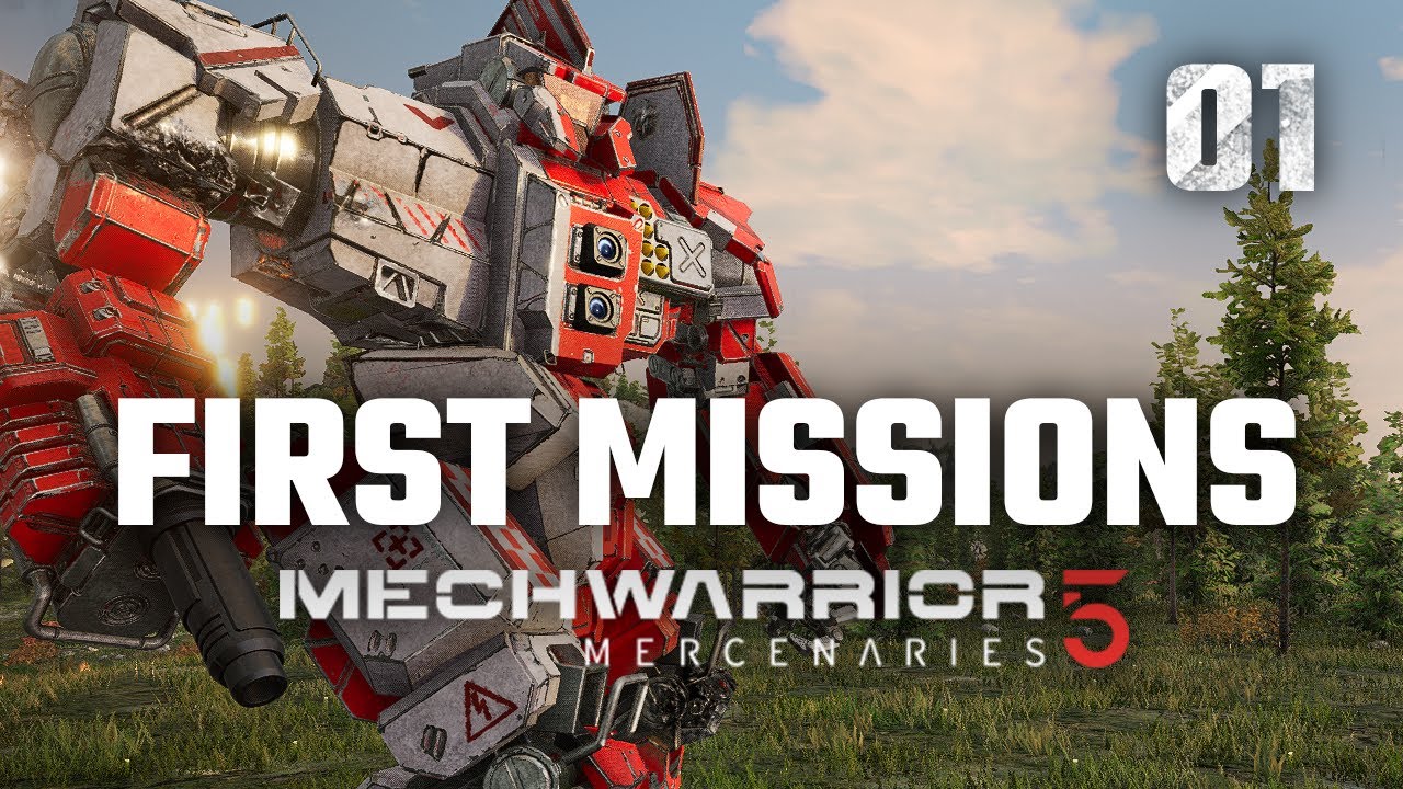 First Missions | Mechwarrior 5: Mercenaries | Full Campaign Playthrough | Episode #1