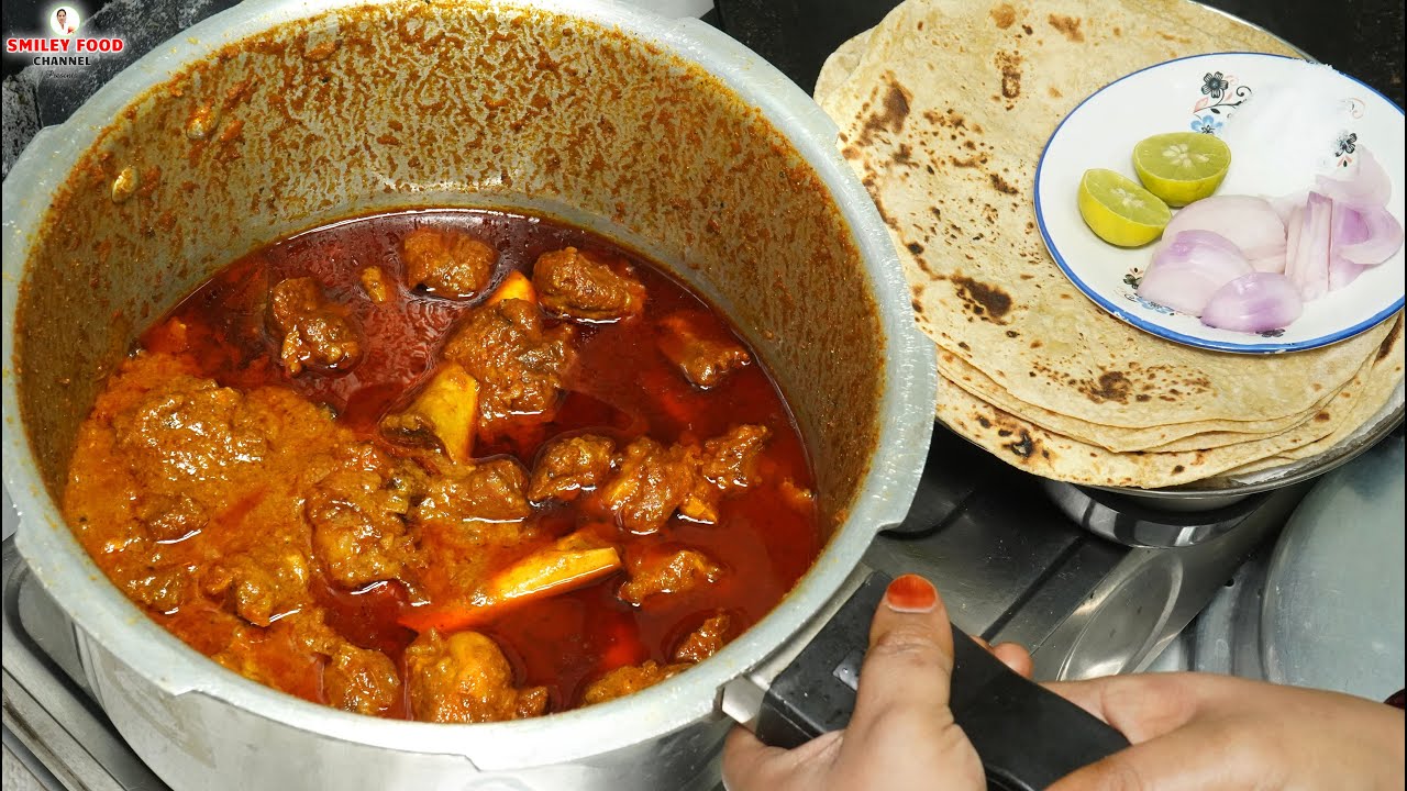 बकरा ईद के लिये कुकर वाला गोश्त Bakra eid Special Cooker wala Gosht | Village Style Cooking Mutton