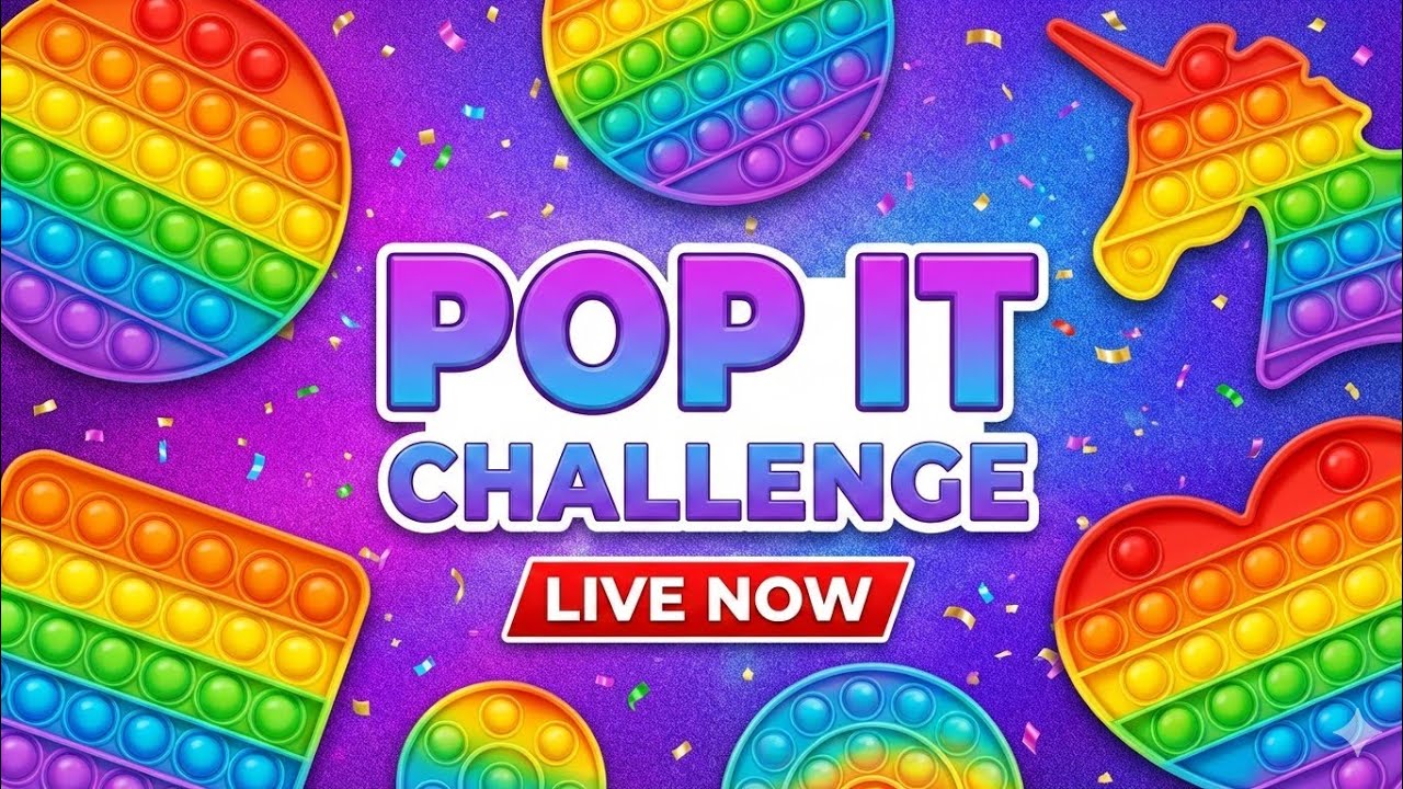 🔴 LIVE Pop It ASMR Game 🎧 | Kids Fun Gaming | Relax Your Mind