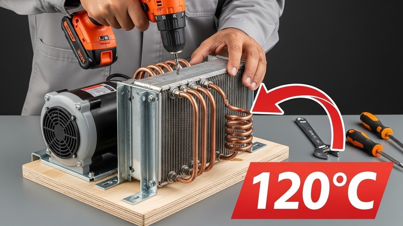 I Made Free Heating and Welding Machine Using a Broken Induction Cooktop – Save Money at Home
