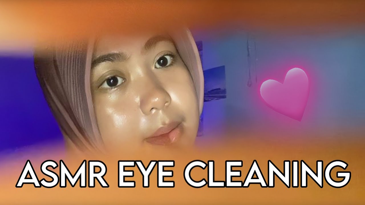 ASMR Eye Cleaning 👁️💧🧜🏻‍♀️ The best Visual Trigger 🤩 [ mouth sounds ]