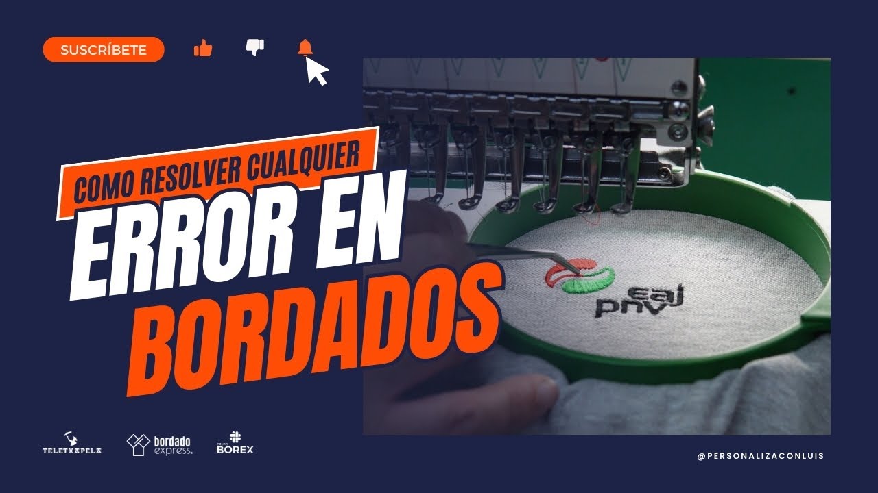 El Truco Secreto que Salva (casi) Cualquier Error de Bordado