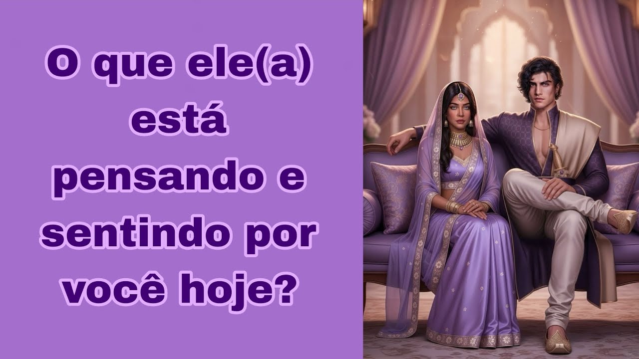 O que ele(a) está pensando e sentindo por você hoje? Tarot 🔮🤔✨️💭🌷📚❤️