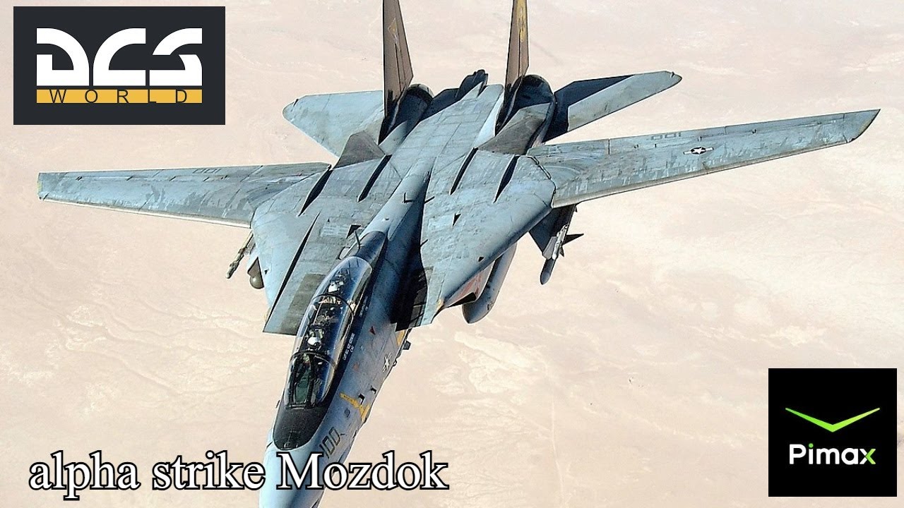 DCS F 14  Cage the Bear Alpha Strike Mozdok | VR