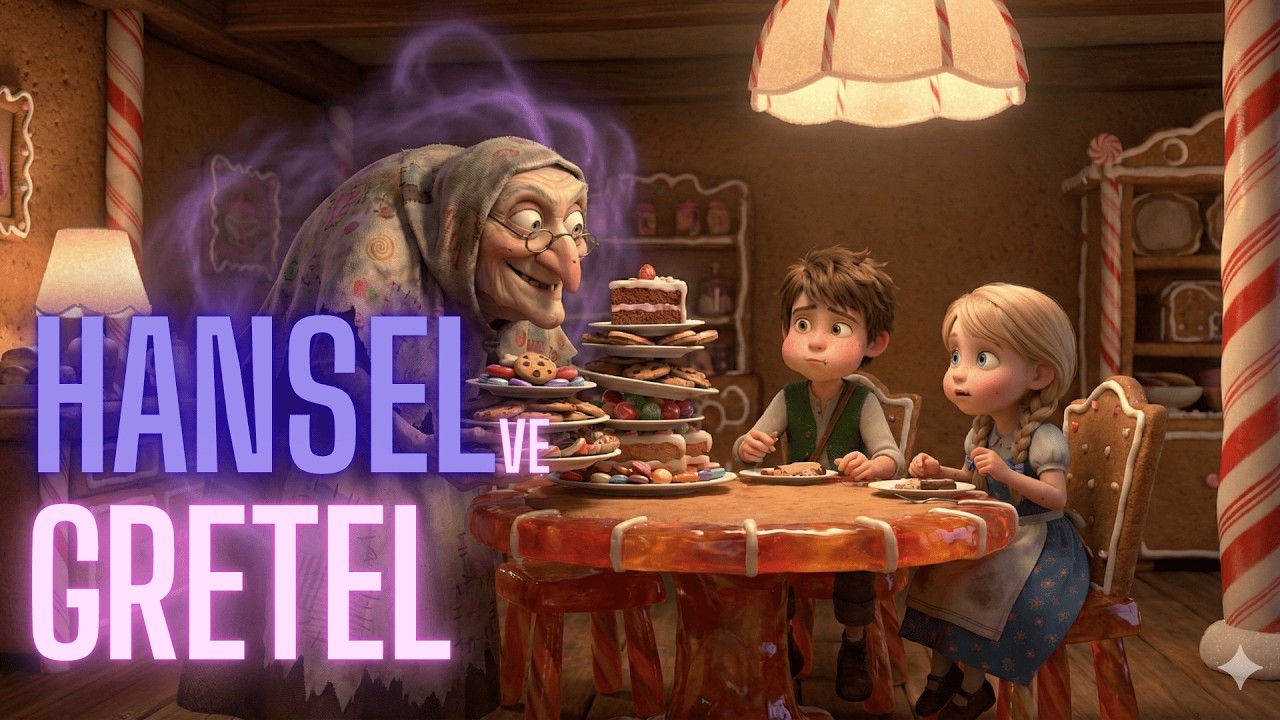 🍬🔥 Гензель и Гретель I Жемчужные сказки (в стиле анимации Pixar)