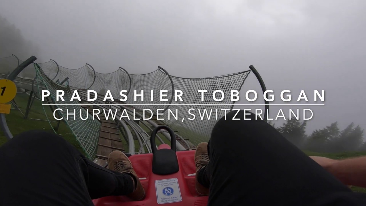 Pradaschier Toboggan (Rodelbahn) - Churwalden, Switzerland - Full Run