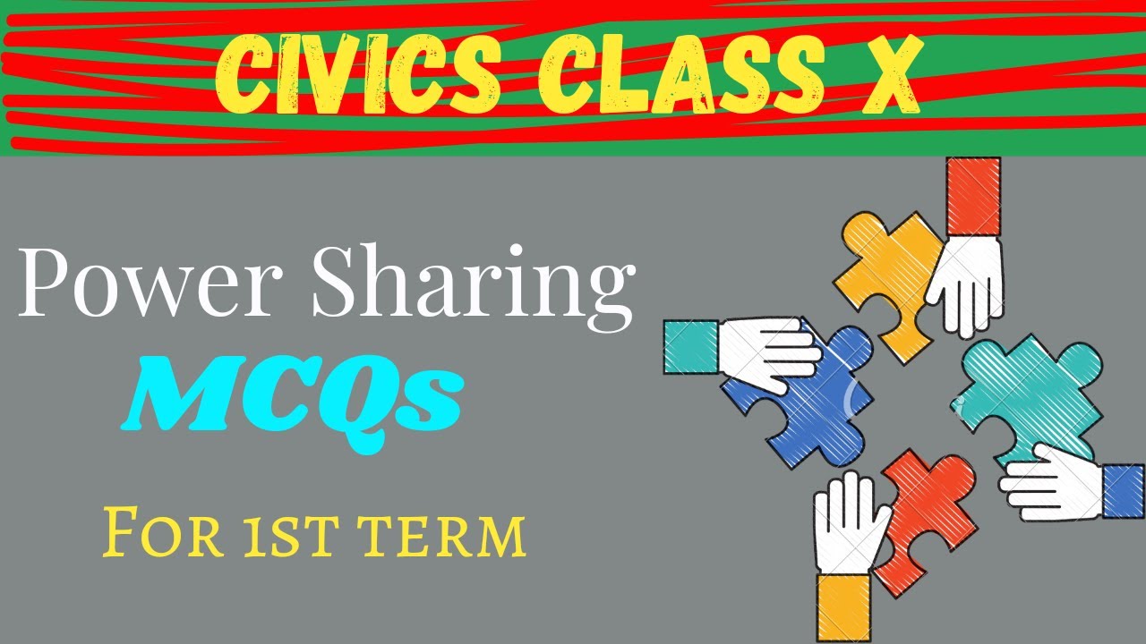 Power sharing class 10 | Mcq questions with answer | Civics