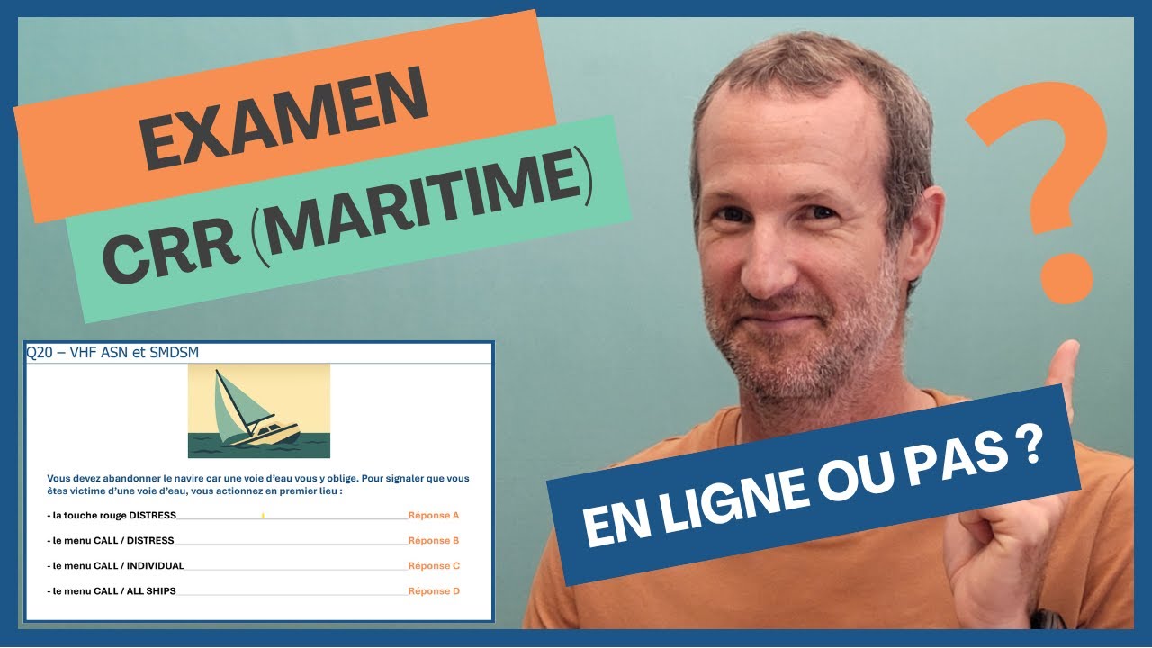 Peut-on passer le CRR Maritime en ligne ? OUI ou NON ?