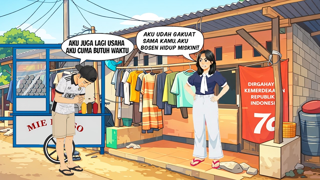 Penjual Bakso Bangkit Setelah Ditinggal Istri, Endingnya Tak Terduga - Drama Animasi