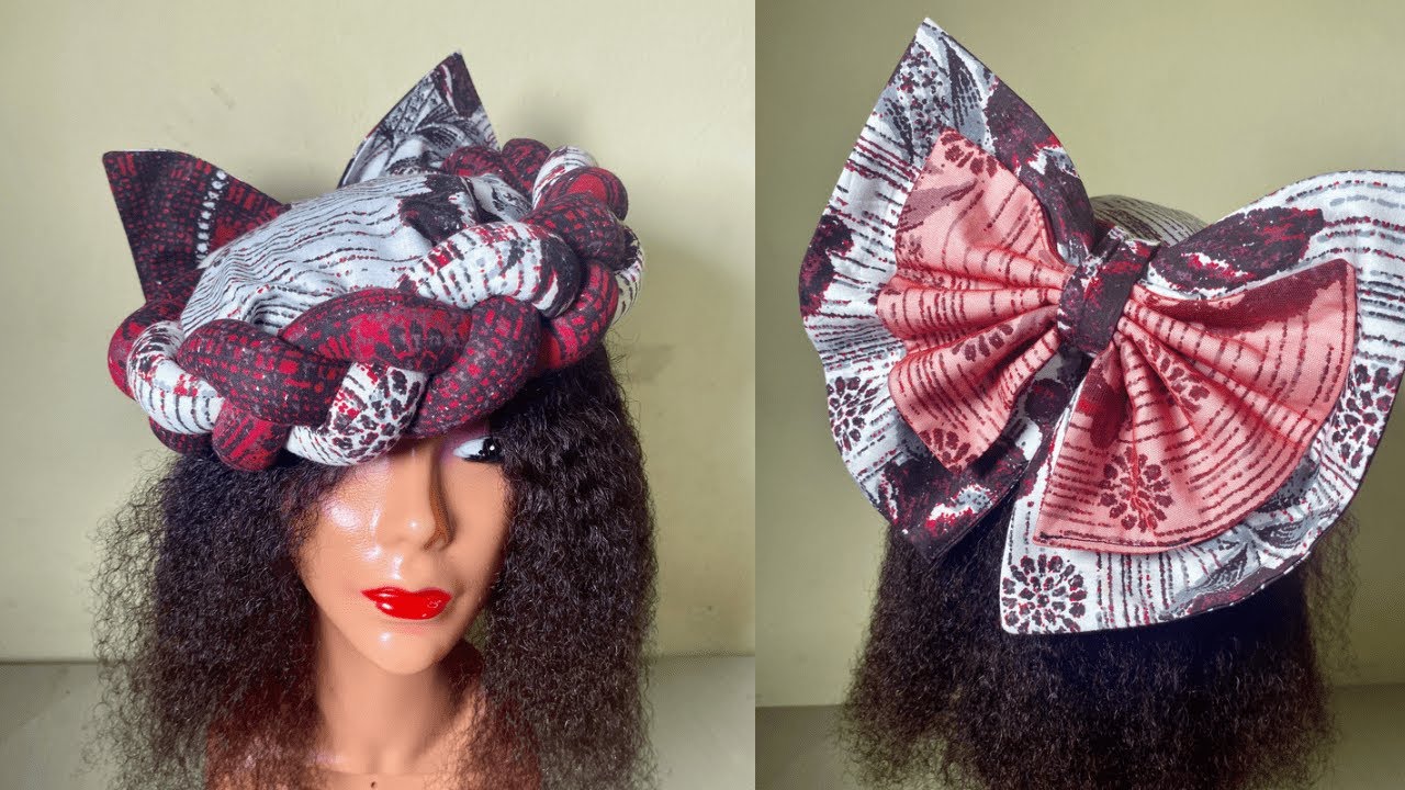 How to make Braided Headband with bow and cover #headband #turbantutorial #diy