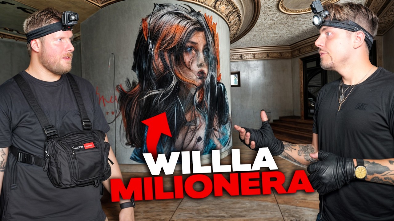 NAWIEDZONA  WILLA MILIONERA WYBUDOWANA NA CMENTARZU☠️- DZIEŃ I NOC !!!!!