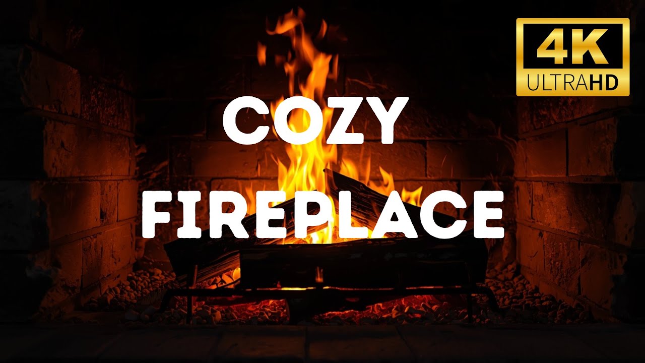 🔥 Cozy Fireplace with Crackling Fire | 6 Hours | Sleep & Relax