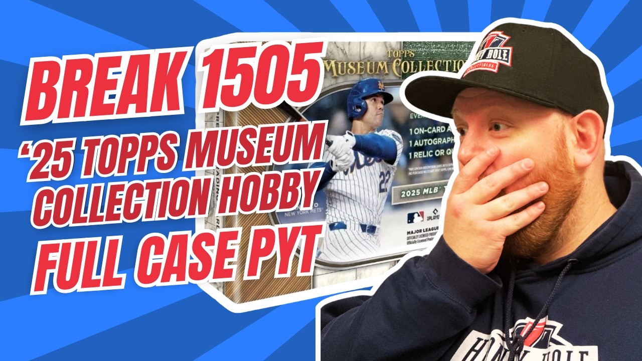 FULL CASE 2025 Topps Museum Collection Baseball Hobby - 8-Box PYT Break #1505