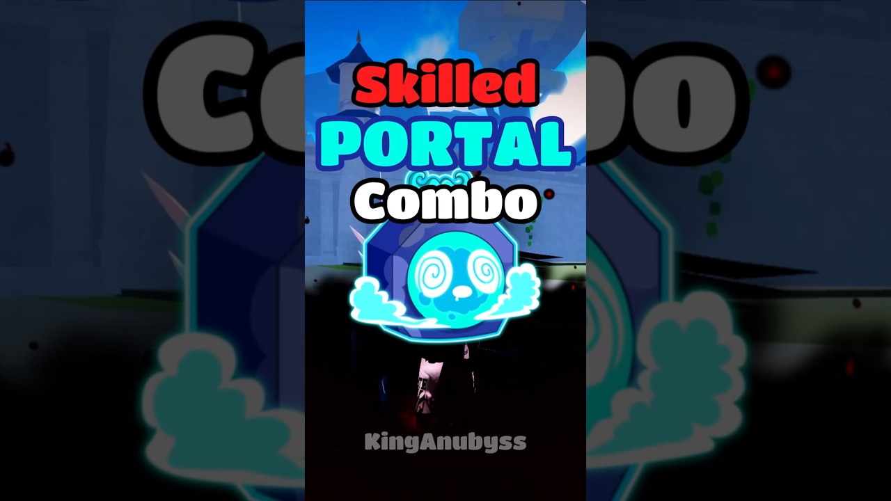First Skilled Portal Combo #roblox #bloxfruits