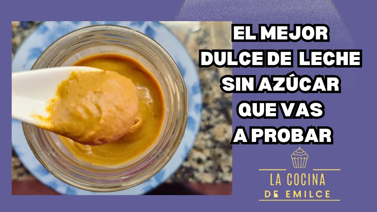  DULCE DE LECHE SIN AZÚCAR. LA MEJOR RECETA  FÁCIL, DELICIOSO. Con 2 ingredientes y agua