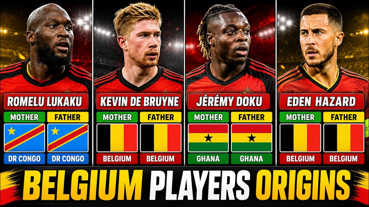 🇧🇪 Удивительное ПРОИСХОЖДЕНИЕ футболистов сборной Бельгии