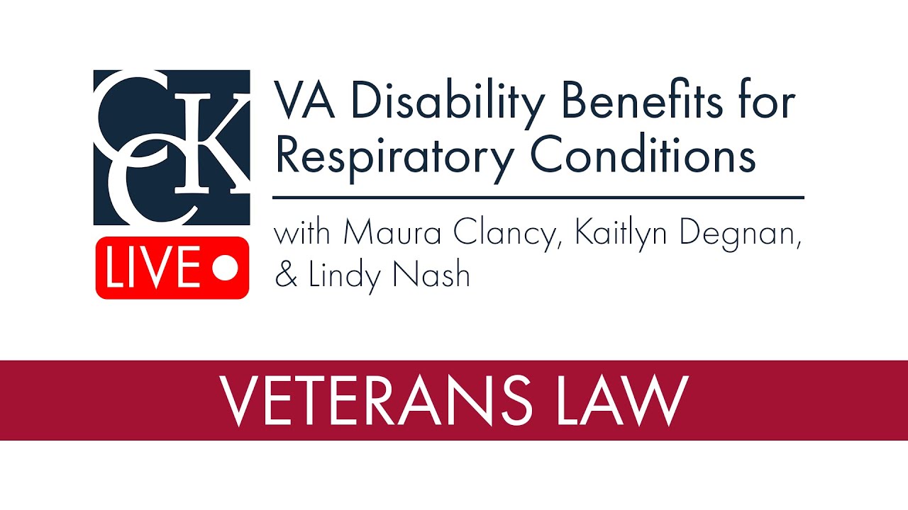 VA Disability Benefits for Respiratory Conditions