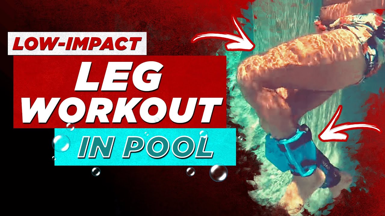 Low Impact Leg Workout In Pool For Knee Pain & Arthritis