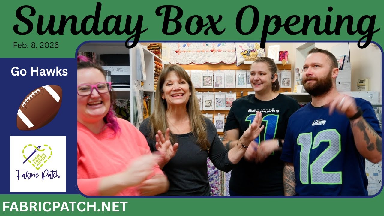 Sunday Box Opening on Super Bowl Sunday - WE are also a a VERY happy Birthday! GO HAWKS!