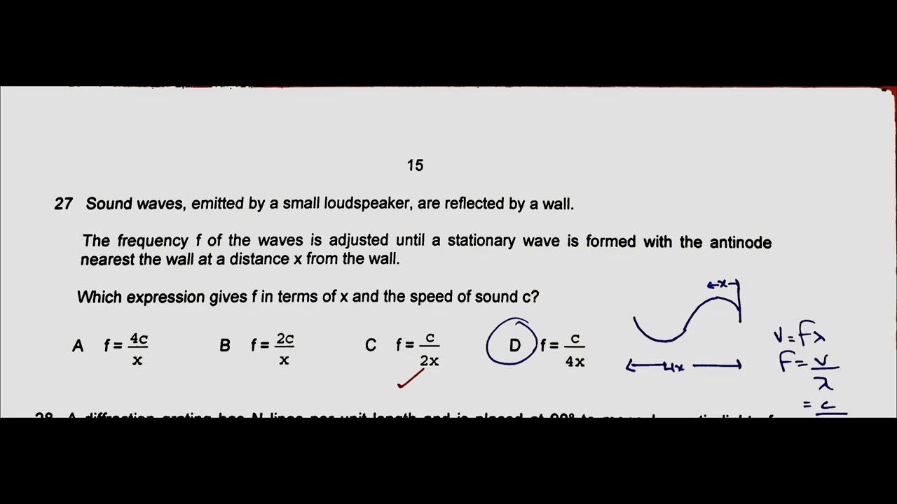 Detailed Solution for EACH Question | A Level Physics 9702 | May / June 2008 | Paper 1|