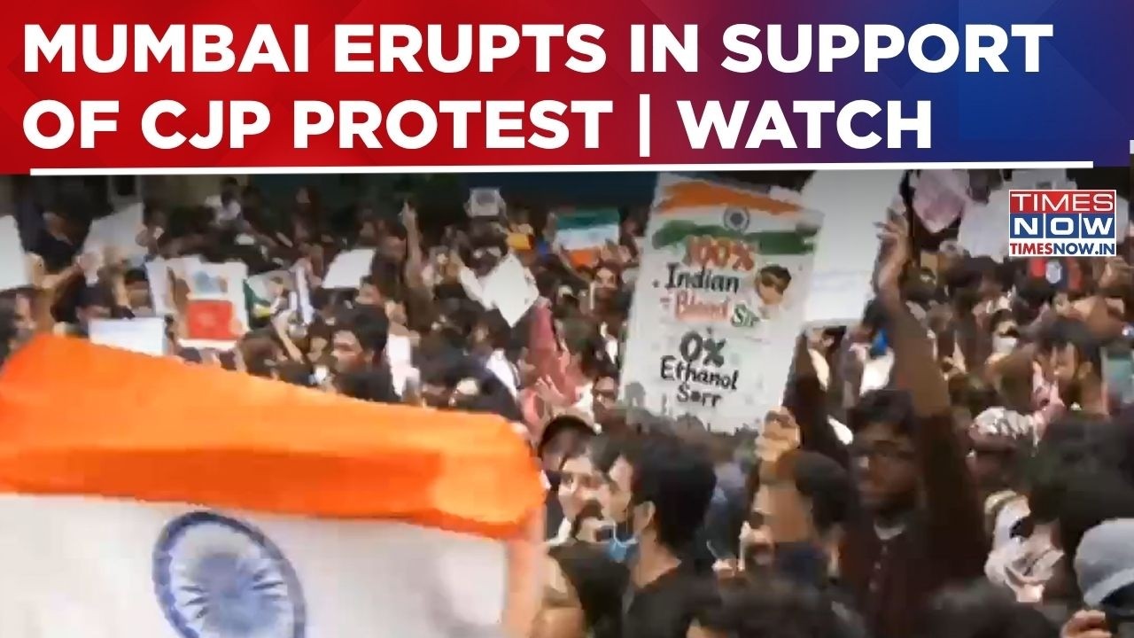 Mumbai's Shivaji Park Turns Protest Hub As CJP Stir Intensifies, Pressure Mounts On Centre | WATCH