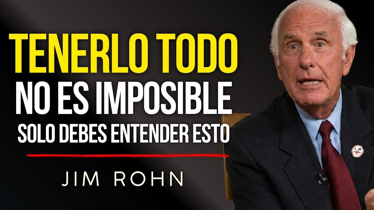 ¿Quieres tenerlo todo en la vida? Memoriza estos 5 secretos 🔥 Jim Rohn: Disciplina y Riqueza