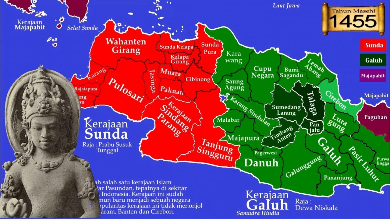 Peta Sejarah Jawa Barat : Dari Salakanegara Sampai Provinsi Jawa Barat