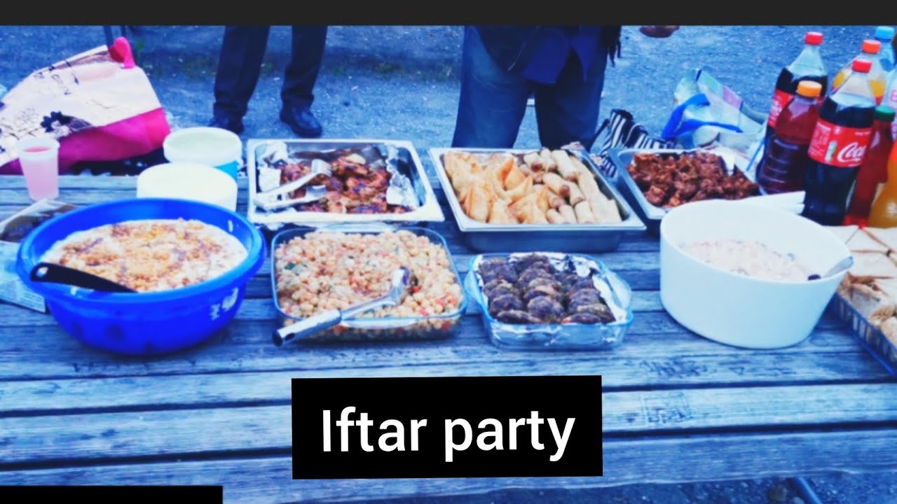 Outdoor Iftar With Friends And Family In Oerliker Park Zurich  (Switzerland)