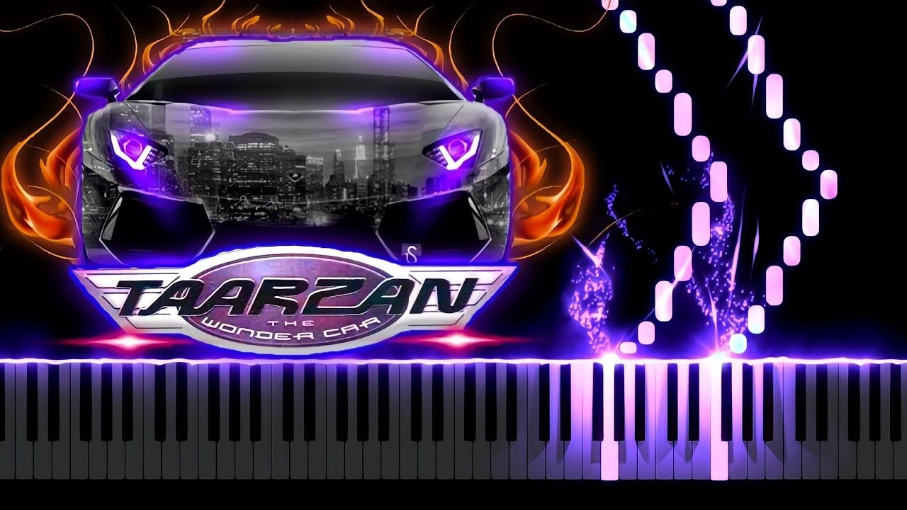 Taarzan The Wonder Car Title song Piano Light Effect Notes Tutorial FL Studio Mobile