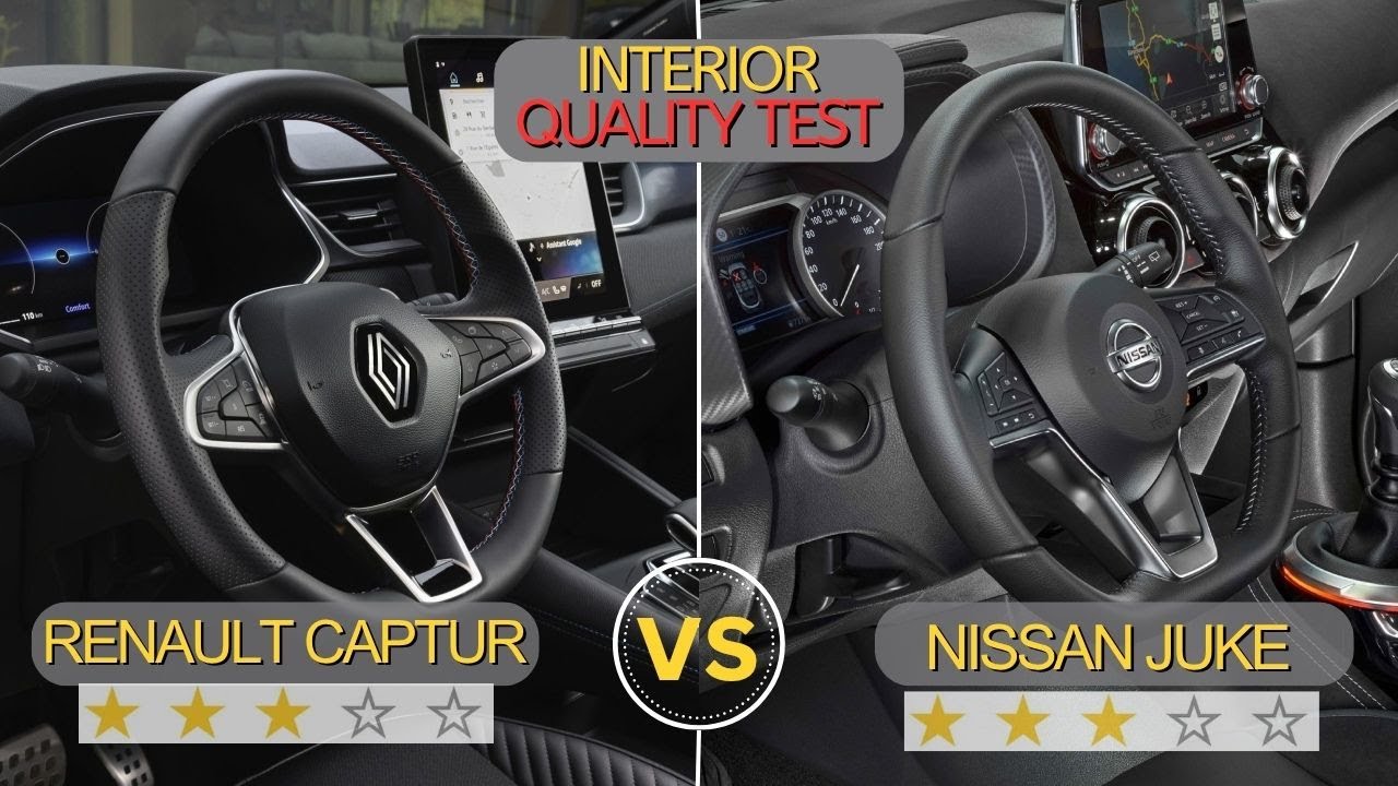 Renault Captur VS Nissan Juke (2025) | The ultimate QUALITY and PRACTICALITY Test!