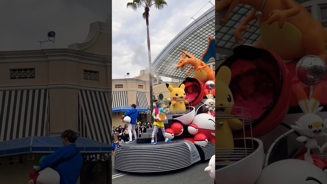 Pok&eacute;mon Parade at Universal Studios Japan #pikachu #pokemon #usj #osaka