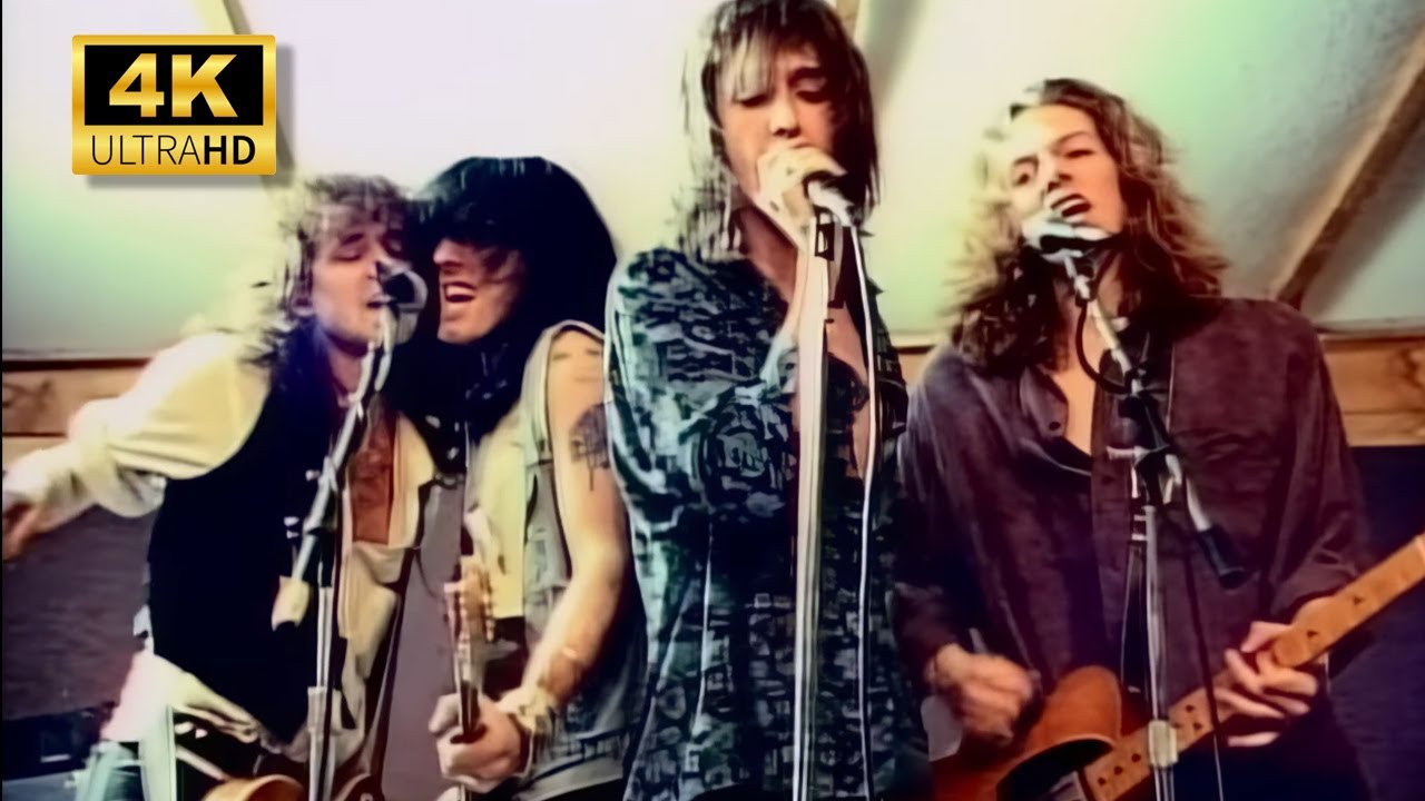 The Black Crowes - Jealous Again - (official music video) - Upscaled to 4K UHD