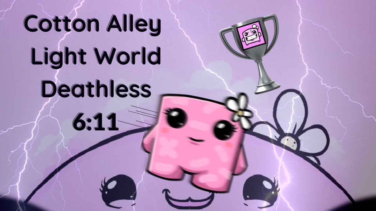Super Meat Boy - Cotton Alley Light World / No Deaths (6:11 - PS5)