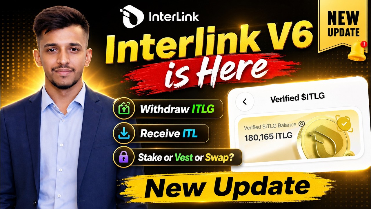 Interlink V6 is Here | ITLG Withdraw ITL Swap | Interlink Network New Update | Interlink OTC