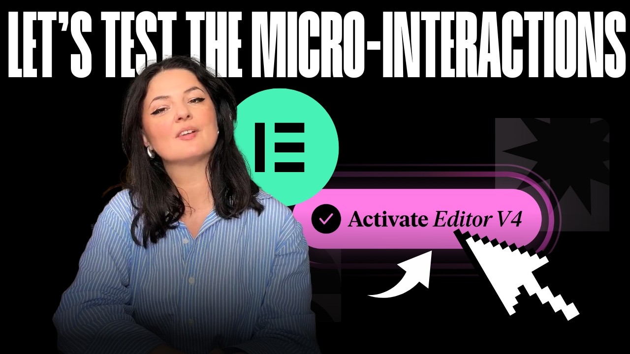 How to Use Micro-Interactions in Elementor v4