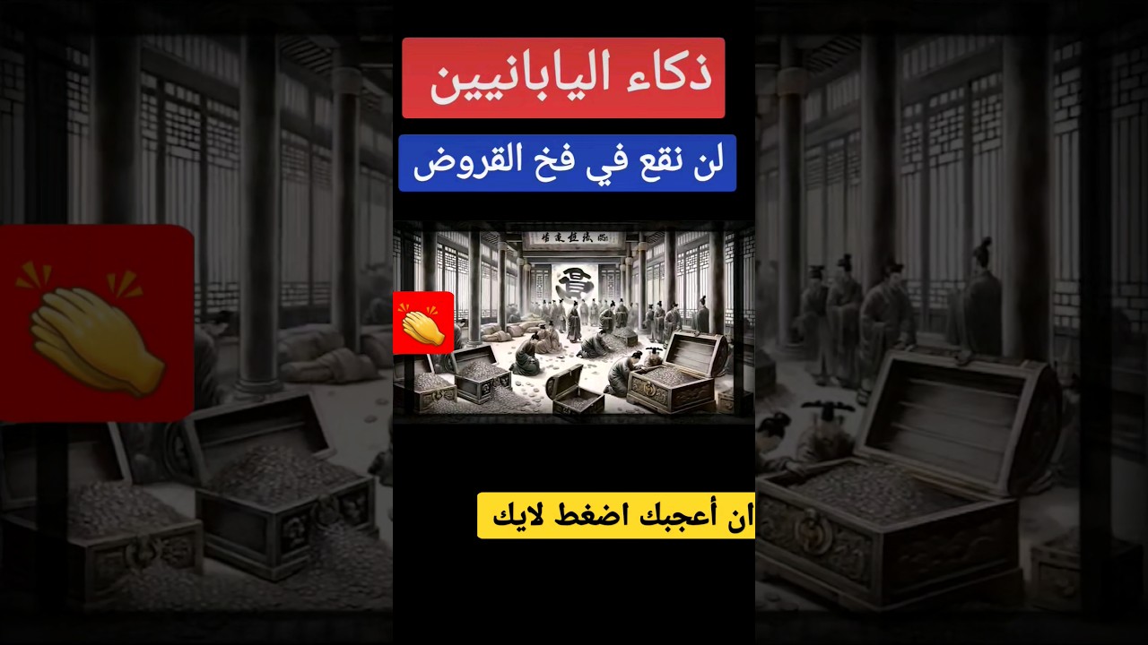 ذكاء اليابان وفخ القروض #قصص_واقعية #معلومات #معلومات_عامة #تنمية_بشرية #اليابان #قروض #قرض #فلوس