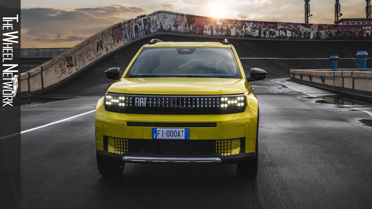 2025 Fiat Grande Panda La Prima Electric | Limone Yellow | Driving, Interior, Exterior