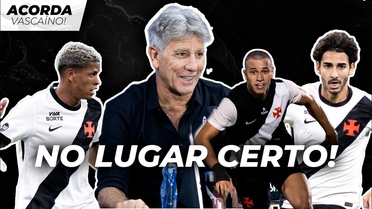 VAI AJUDAR MUITO! RENATO CHEGA NO VASCO PARA POTENCIALIZAR AINDA MAIS JOVENS DA BASE. TRÊS DESTAQUES