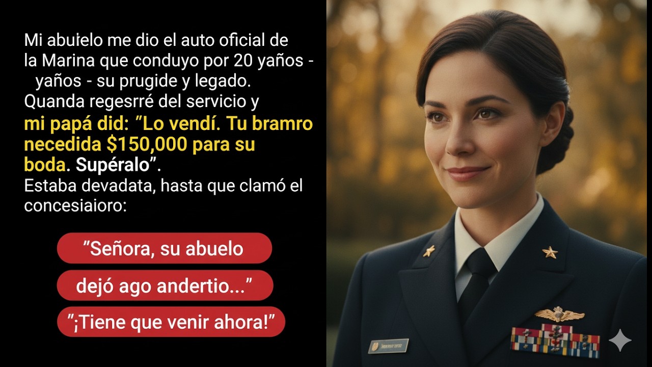 Vendió el coche del abuelo. Su error fue no mirar dentro