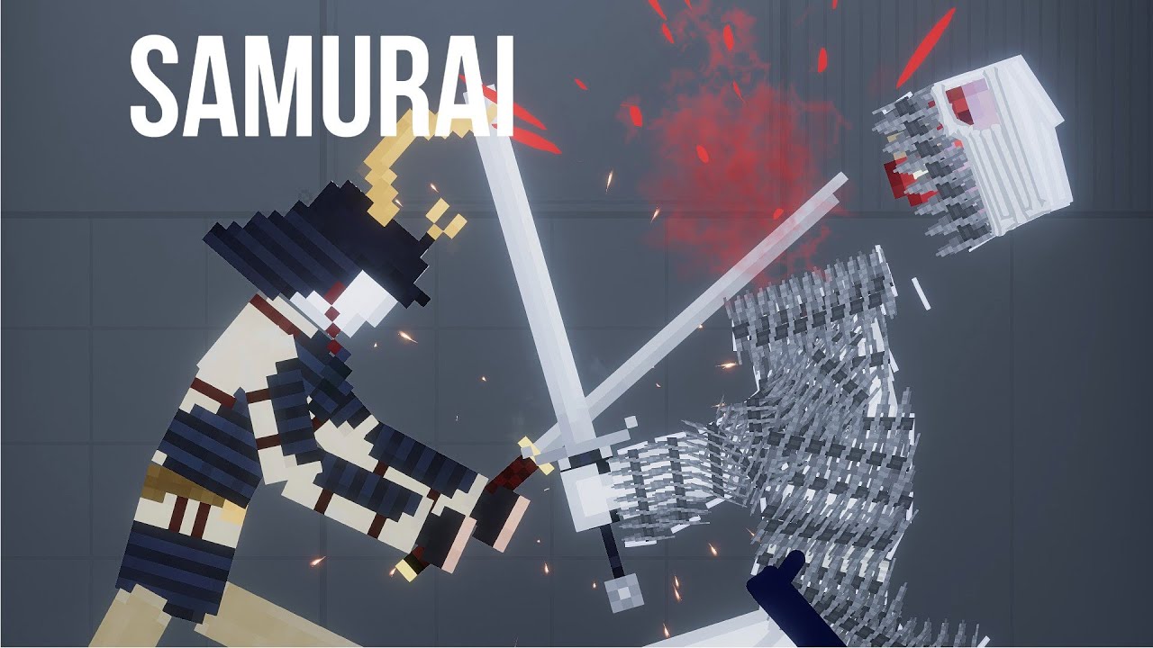 Samurai vs Viking on The Top of Mountain - People Playground 1.22