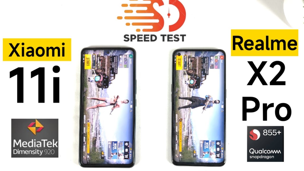 Xiaomi 11i vs Realme X2 Pro Speedtest Comparison Snapdragon 855+ vs Dimensity 920 🔥🔥🔥
