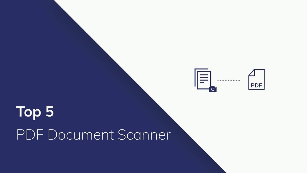 Top 5 PDF Document Scanner 2019